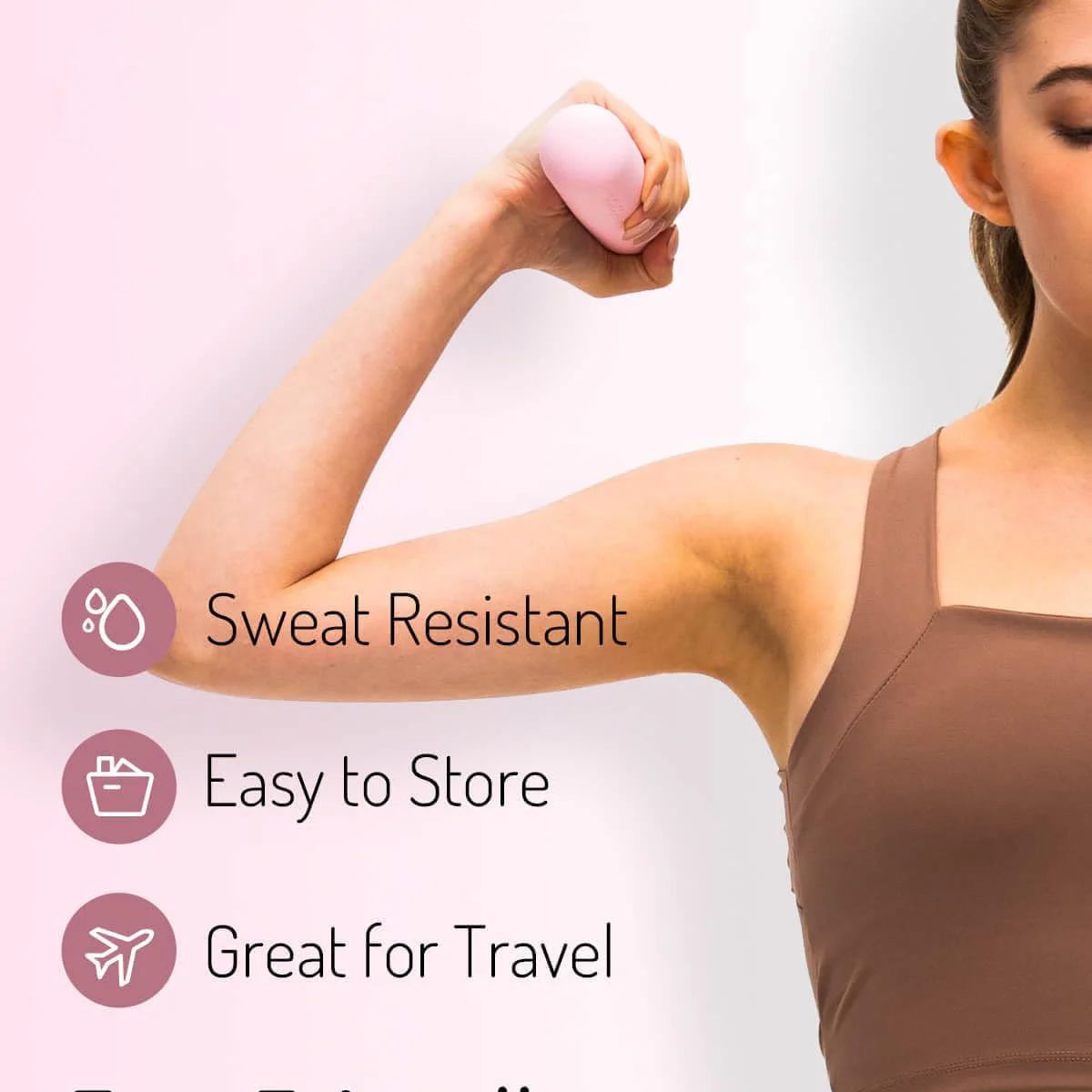Yoga Fitness Logo Design - ดัมเบลซิลิโคน ดีไซน์ล้ำสมัย สำหรับออกกำลังกายที่บ้าน โยคะ พิลาทิส บาร์เบล