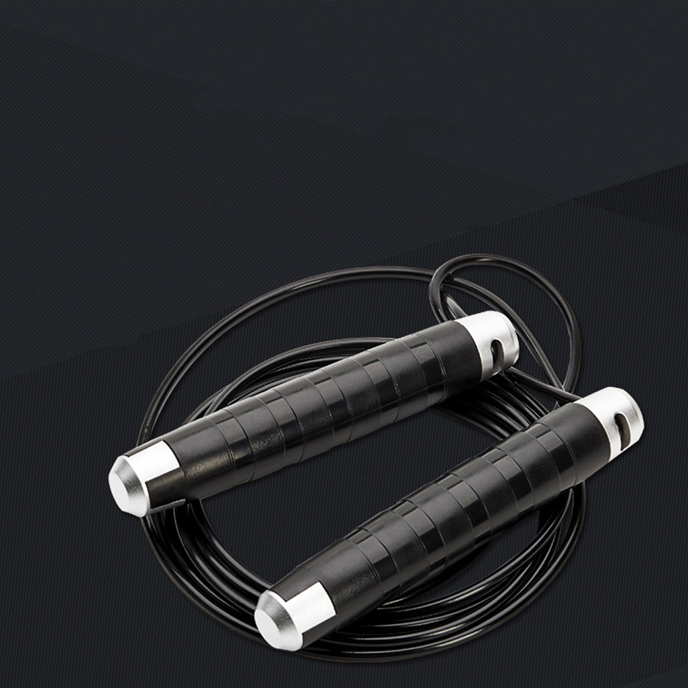 เชือกกระโดดเหล็กสีดำ ระบบลูกปื - Speed Skipping Rope บทวิจารณ์และราคา