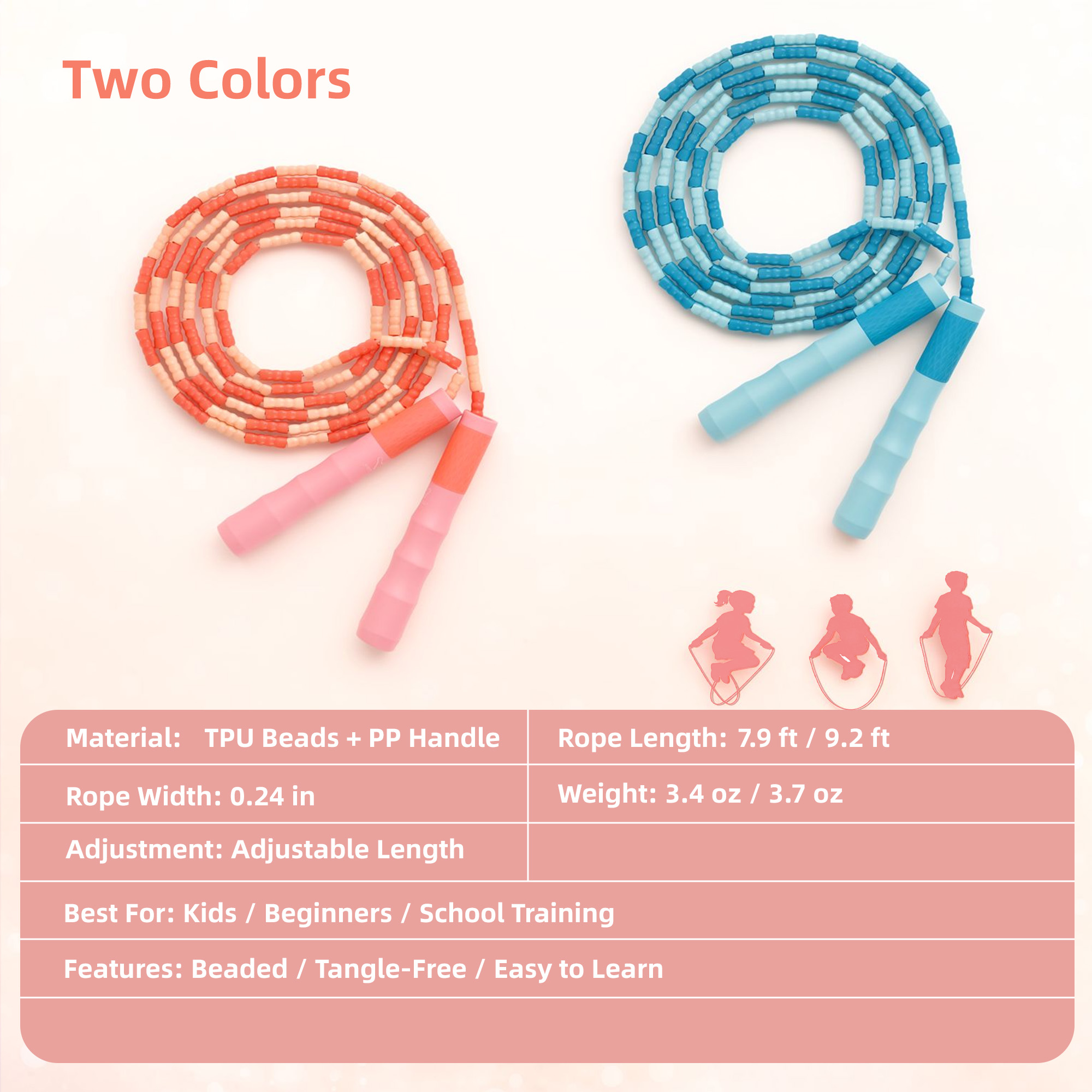 เชือกกระโดดแบบมีลูกปัดสำหรับผู - Speed Skipping Rope บทวิจารณ์และราคา