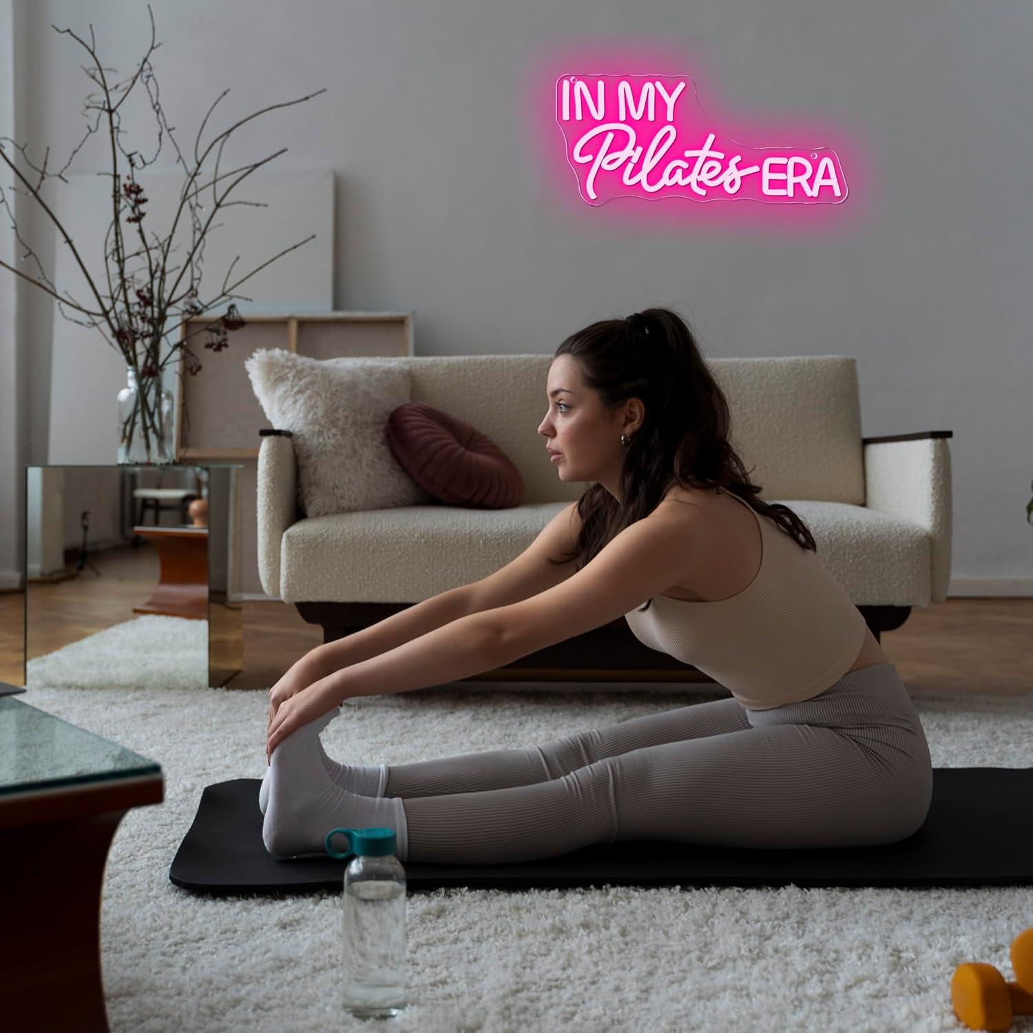ป้ายไฟนีออน In My Pilates Era  - Yoga Fitness Room บทวิจารณ์และราคา