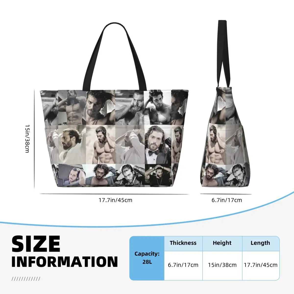 กระเป๋าถือชายหาดลายภาพถ่ายของน - Yoga Fitness Gym Photos บทวิจารณ์และราคา
