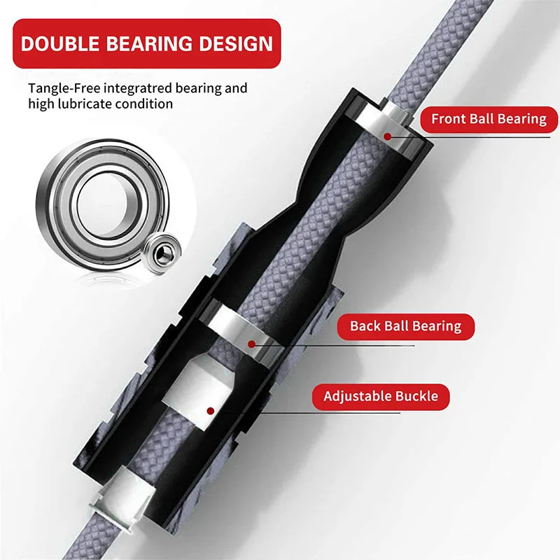 เชือกกระโดดแบบเบาพิเศษ แข็งแรง - Speed Skipping Rope บทวิจารณ์และราคา