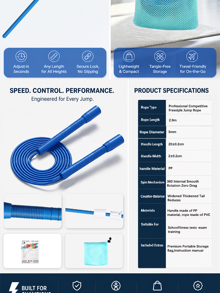 เชือกกระโดด YUEDONG ปรับความยา - Speed Skipping Rope บทวิจารณ์และราคา