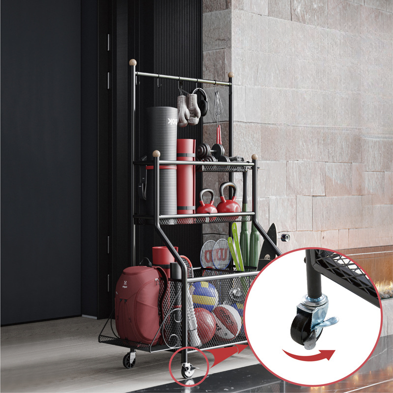 ที่เก็บอุปกรณ์กีฬาเคลื่อนย้ายไ - Yoga Fitness Room บทวิจารณ์และราคา