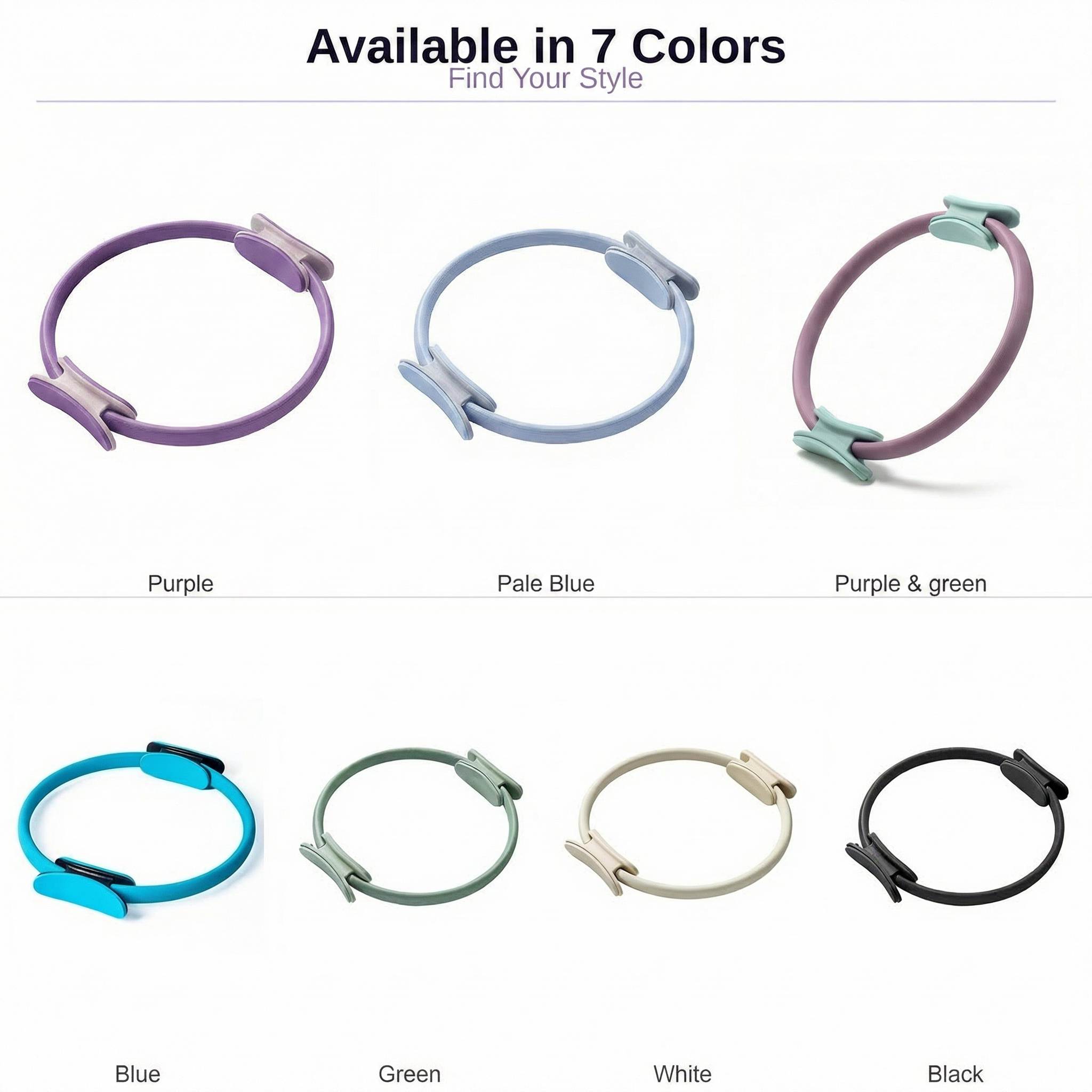 วงแหวนพิลาทิสขนาด 38 ซม. วงเวี - Yoga Fitness Ring บทวิจารณ์และราคา
