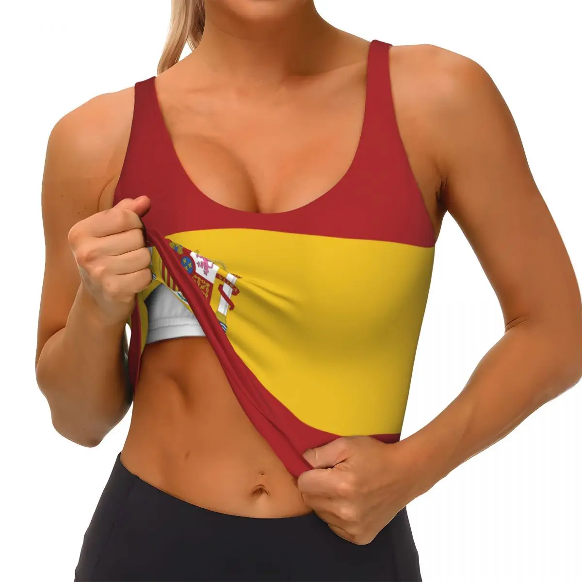 สเปนธง Basic Tops ผู้หญิง Samb - Yoga Fitness Women บทวิจารณ์และราคา